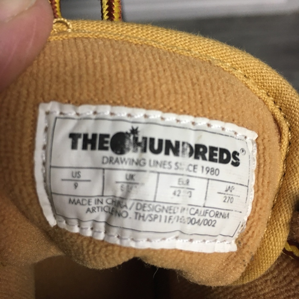 The Hundreds Mid Canvas Lace Up Skateboard Sneaker - Picture 7 of 7